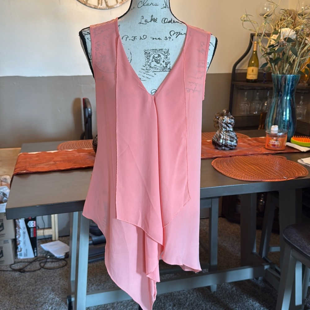 Venus Sleeveless Deep V Neck Irregular Hem NWOT “FINAL SALE UNLESS BUNDLED”